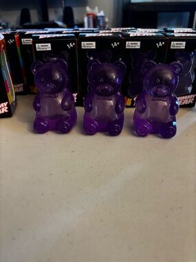 Purple Gummy Bear SquishyToy - Includes 1 Bear